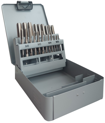 НАБОР МЕТЧИКОВ РУЧНЫХ HSS D352 М3 12 21ШТ   бывший арт. 063901     DIN 352