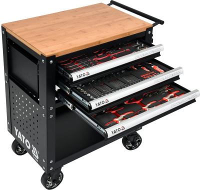 ТЕЛЕЖКА ИНСТРУМЕНТАЛЬНАЯ 3 ПОЛКИ 162ПР YT-55280